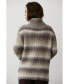 Women's Ariana Multi Colored Wool-Blend Turtleneck Sweater