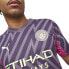 Puma Mcfc Gk V Neck Short Sleeve Soccer Jersey Replica Mens Purple 77047198