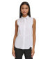 Women's Embellished Bib Shirt