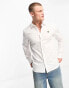 Lyle & Scott icon logo slim fit poplin shirt in white