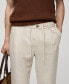 Men's Drawstring Detail Slim-Fit Pants