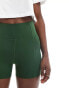 Stradivarius sculpt hotpant in forest green