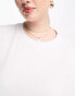 ASOS DESIGN Curve oversized t-shirt in white