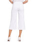 Nydj Petite Patchie Major Wide Leg Capri Optic White Jean Women's 0P