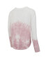 Women's Pink/White Dallas Stars Orchard Tie-Dye Long Sleeve T-Shirt