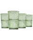 Claro Modern Vintage Tumbler Glasses, Set of Four, 12 oz