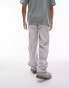 Topman loose trousers in grey