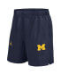 Men's Navy Michigan Wolverines Primetime Victory Performance Shorts