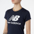 New Balance Women's NB Essentials Stacked Logo Tee