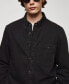 Men's Quilted Denim Overshirt