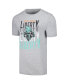 Men's and Women's Heather Gray New York Liberty Dedication T-shirt