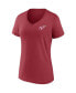 Women's Cardinal Arizona Cardinals Team Mother's Day V-Neck T-shirt