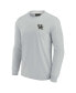 Men's and Women's Gray Kentucky Wildcats Super Soft Long Sleeve T-shirt