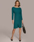 Women's Boat-Neck Sheath Dress