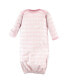 Пижама Luvable Friends Baby Girl Cotton Gowns Tiara.