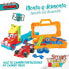 COLORBABY Portavehicles And Toolbox 2 In 1 With Light And Sound Smart Theory Truck