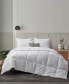 Cotton Fabric Lightweight Goose Feather Down Comforter, Twin