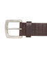 Men's Grid Tooled Embossed Leather Belt