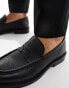 schuh – Rhodes – Leder-Loafer in Schwarz