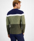 Men's Colorblocked Cable Sweater, Created for Macy's