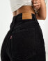 Levi's Ribcage wide leg jean in dark navy