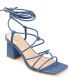 Women's Harpr Strappy Ankle Tie Block Heel Dress Sandals