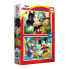 EDUCA BORRAS 2X48 Mickey Mouse Fun House Wooden Puzzle