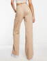 Bailey Rose high waist fitted 90s trousers with seam detail in cream