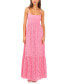 Women's Eyelet Embroidered Cotton Maxi Dress