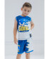 Boys Sonic the Hedgehog Knuckles Tails Tank Top and Shorts to