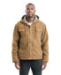 Men's Vintage Washed Sherpa-Lined Hooded Jacket