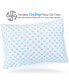 Heat and Moisture Reducing Ice Silk and Gel Infused Memory Foam Toddler Pillow