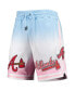 Men's Blue, Pink Atlanta Braves Team Logo Pro Ombre Shorts