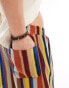 ASOS DESIGN short in multi colour stripe