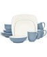 Colorwave Square 16-Pc. Dinnerware Set, Service for 4