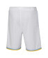 Big Boys and Girls White Los Angeles Lakers Hardwood Classics Swingman Shorts