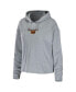 Женская пижама WEAR by Erin Andrews Womens Heathered Gray Washington Commanders Pullover Hoodie and Pants Lounge Set