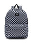 Vans Mn old skool h2o check backpack in black and white