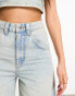 ASOS Weekend Collective baggy fit jeans in light blue acid wash