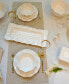 Perlette Cream Melamine 12-Pc. Dinnerware Set