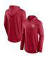 Men's Crimson Oklahoma Sooners Photo Finish Hoodie Long Sleeve T-shirt