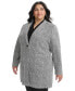 Plus Size Double D Topper Blazer