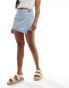 New Look denim wrap skort