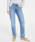 Women's High Rise Straight-Leg Jeans, Regular and Short, Created for Macy's