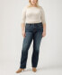 Plus Size Suki Mid Rise Curvy Fit Slim Bootcut Jeans