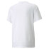 Puma Pivot Cut Off Pullover Crew Neck Short Sleeve T-Shirt Mens White Casual Top