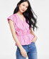 Women's Short-Sleeve Blouse, Created for Macy's