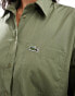 Lacoste long sleeve shirt in khaki