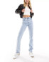 Stradivarius Tall STR straight leg jean in light wash blue