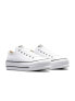 Converse Chuck Taylor All Star leather Lift Ox trainers in white